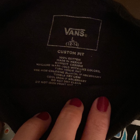 Vans Kids Tshirt L 12-14. Great condition - Picture 3 of 3